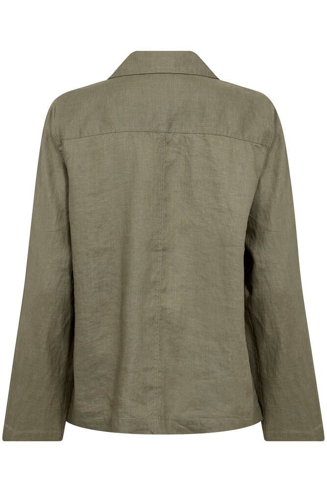 Part Two ElnoraPW Shirtjacket kalamata