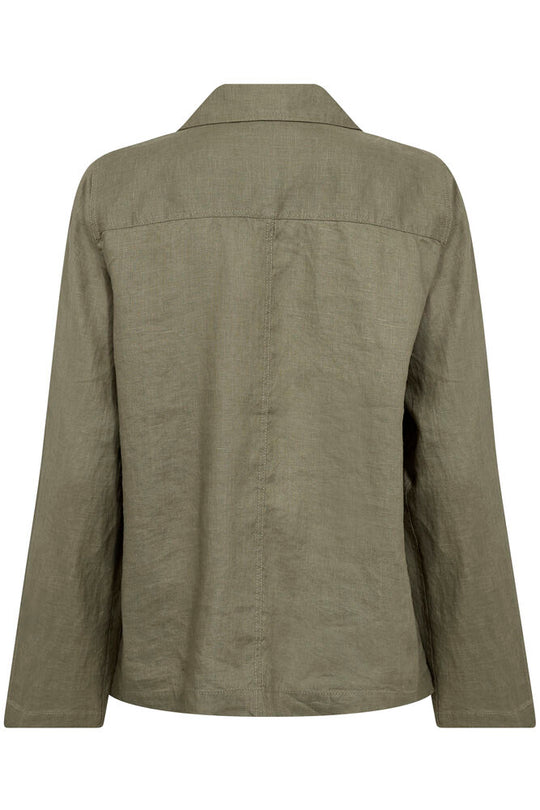 Part Two ElnoraPW Shirtjacket kalamata