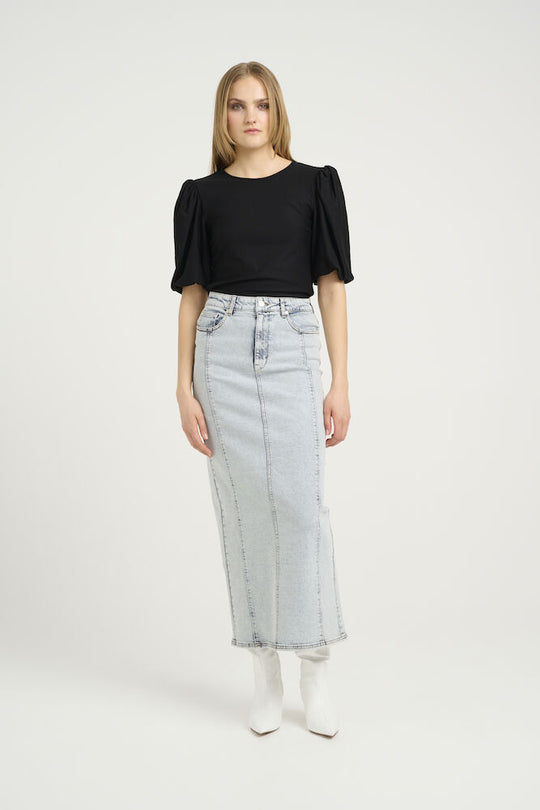 Gestuz RifaGZ balloon blouse Black