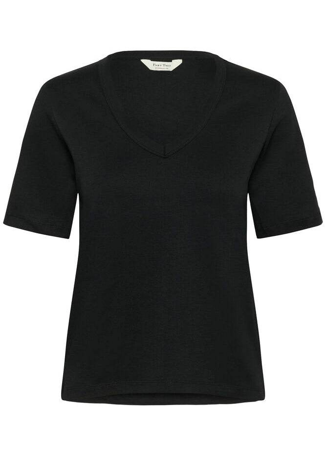Part Two RatansaPW T-shirt V-neck Black