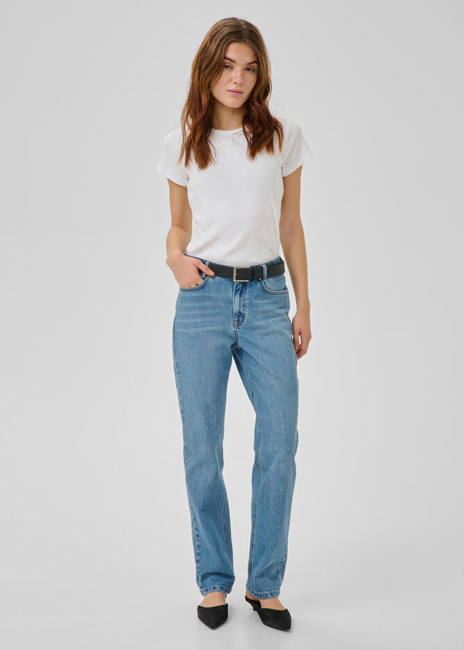 My Essential Wardrobe Jeans Straight 07 The Isa Medium Blue Wash