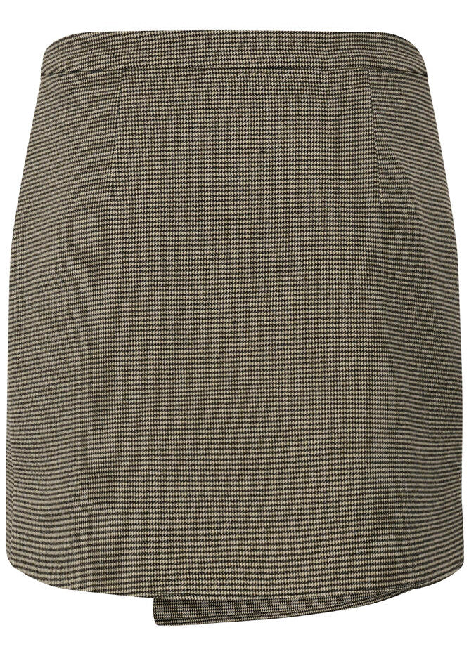 Gestuz GZcasia HW skirt Black And White Houndstooth