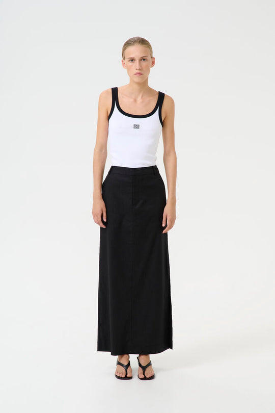 Gestuz GZdrew contrast logo top Bright White