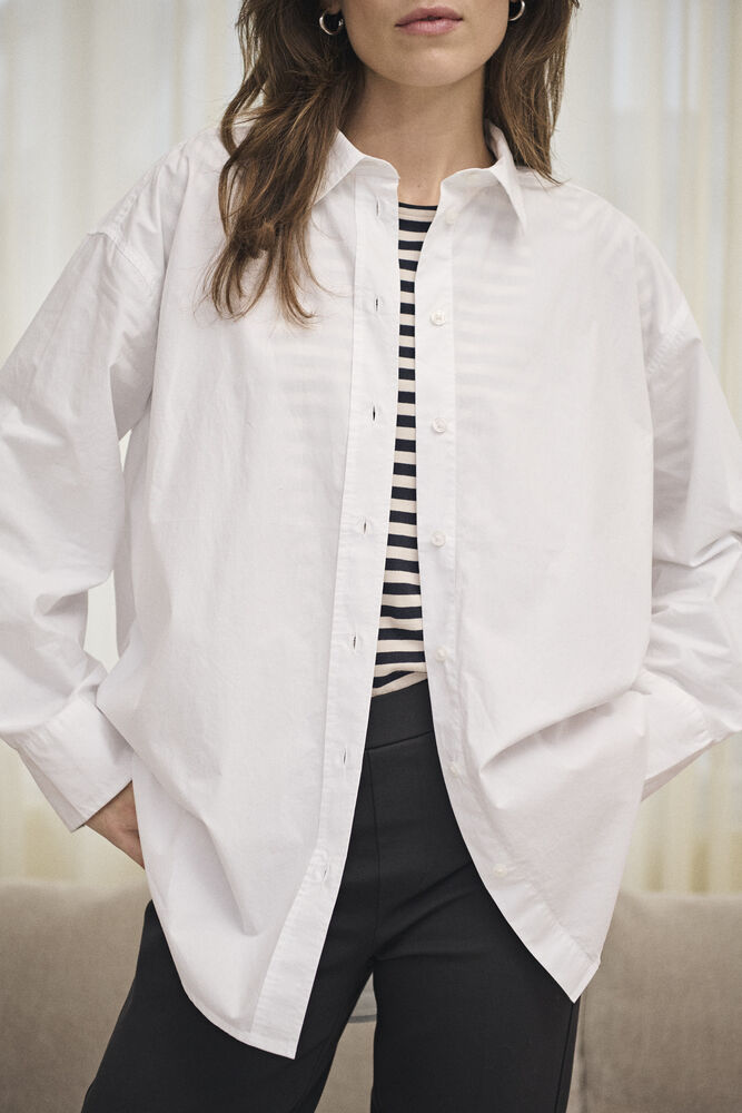 Part Two SavannaPW Woven Shirt Bright White