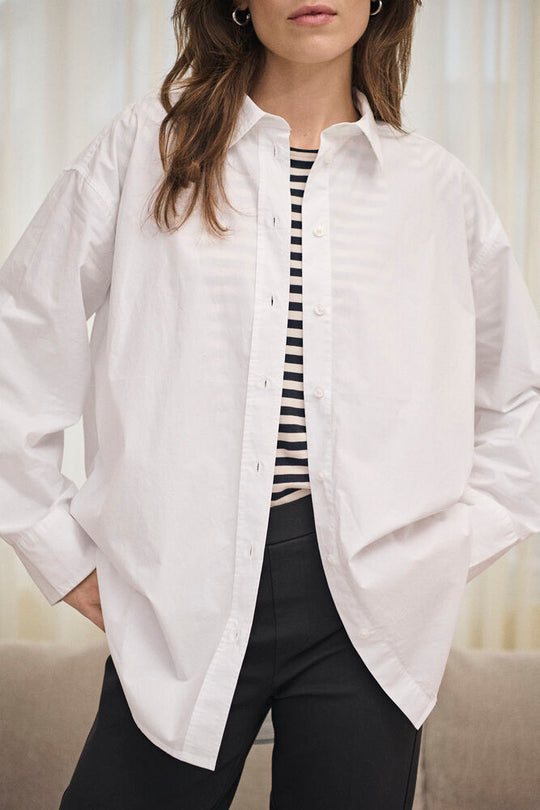 Part Two SavannaPW Woven Shirt Bright White
