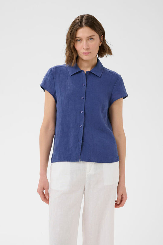 Part Two RittePW Shirt Blue Indigo