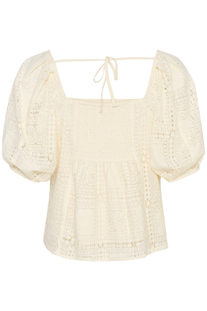 Soaked SLCoopelia Blouse SS whisper white