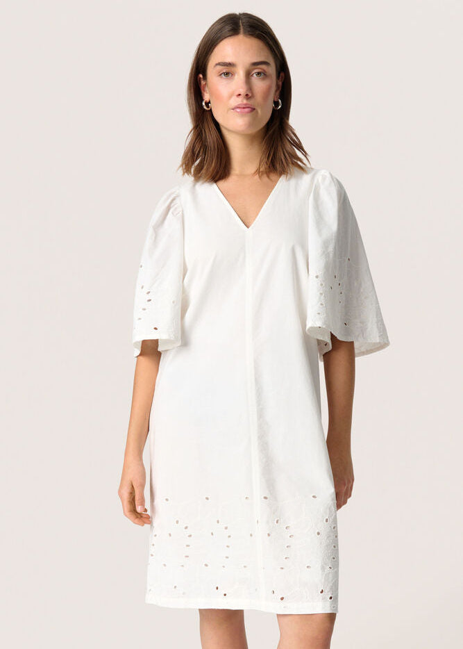 Soaked SLManja Dress SS broken white