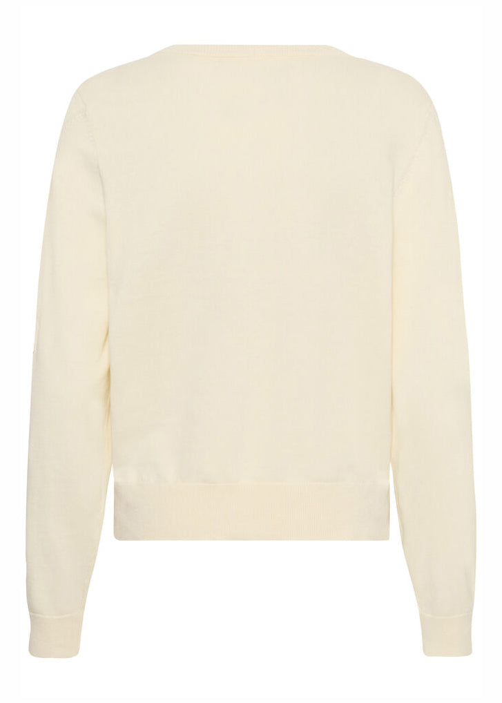 Part Two CiannaPW Cardigan Whitecap Gray