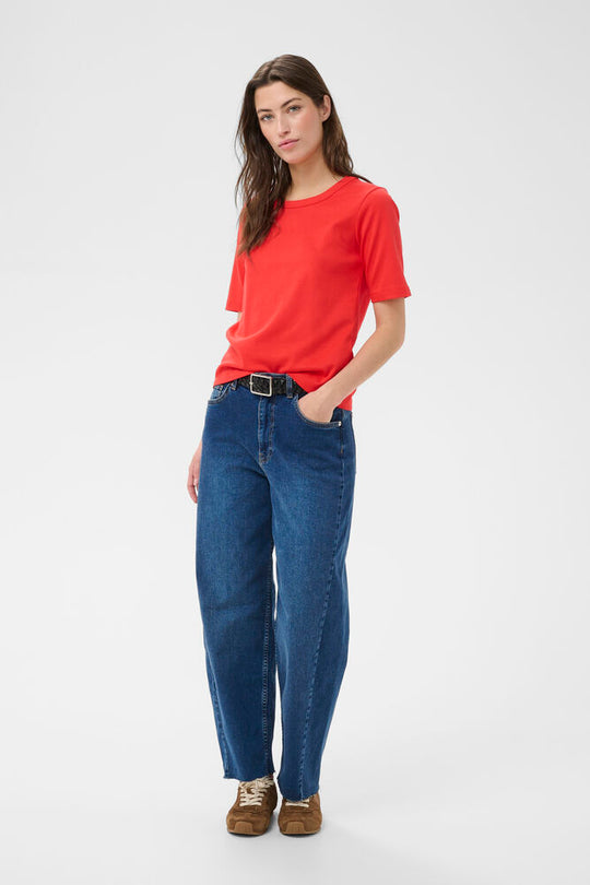 Part Two RatansaPW T-shirt poppy red