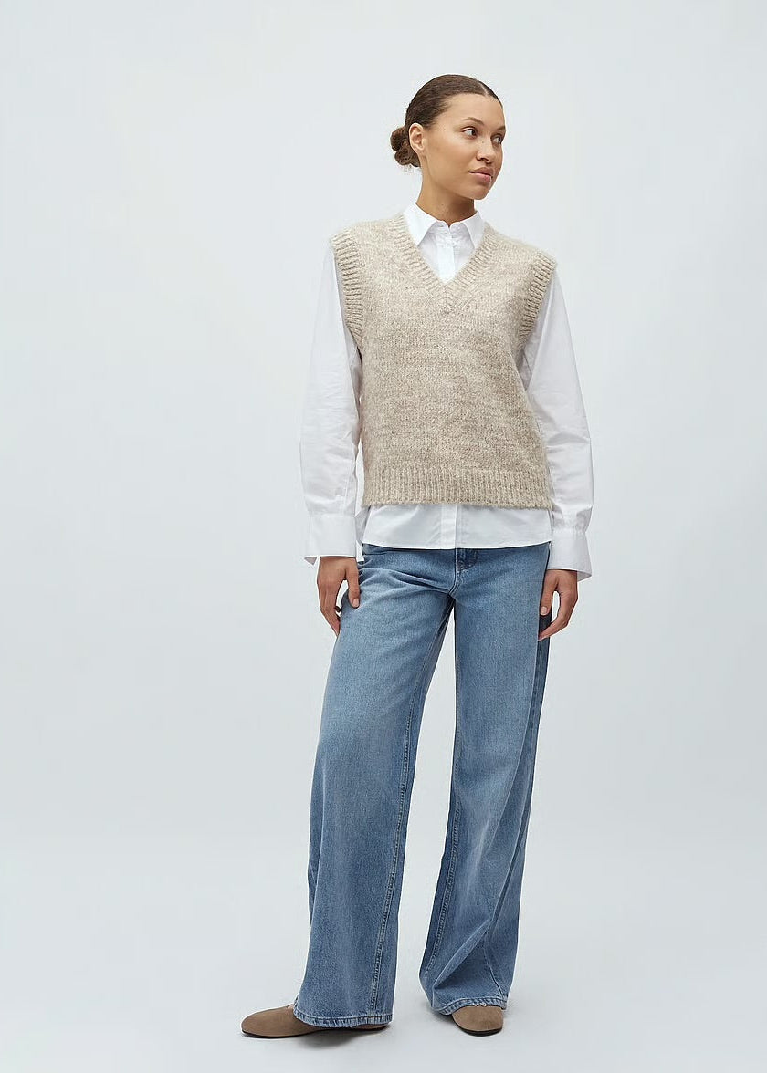 MbyM Allia-M vest Oaty Melange