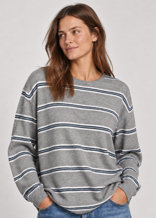 MbyM Gilir-M knit Grey Izia Stripe