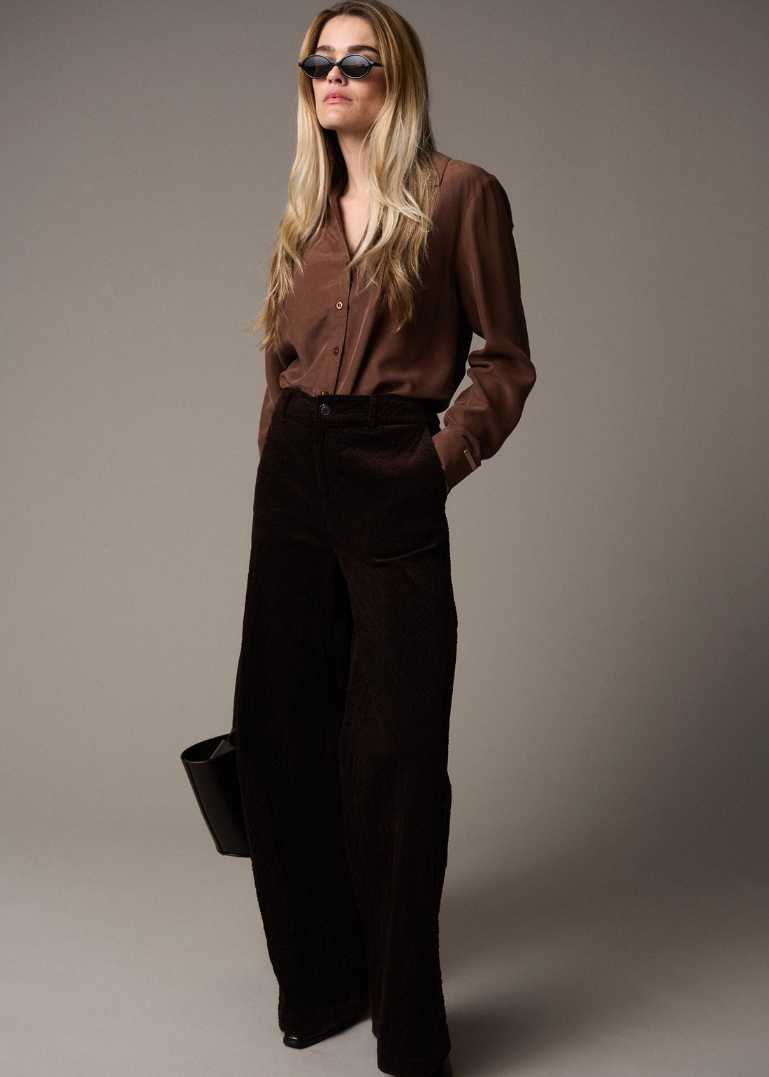 Pieszak PD-Birkin Pant Stunning Corduroy 768 Black Coffee (brun)