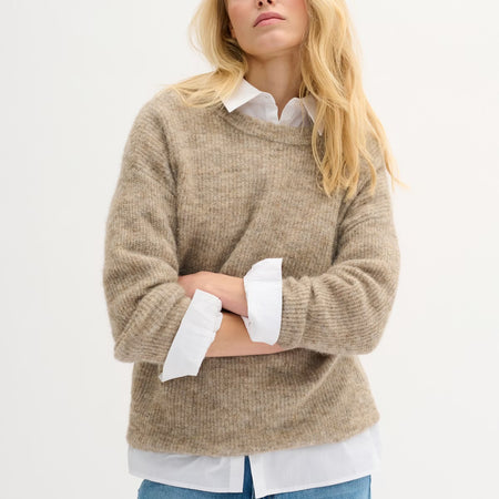 My Essential Wardrobe The Knit Pullover Dune Melange