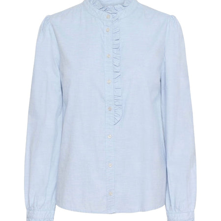 Part Two GlessiaPW Shirt Heather Chambrey (light blue)