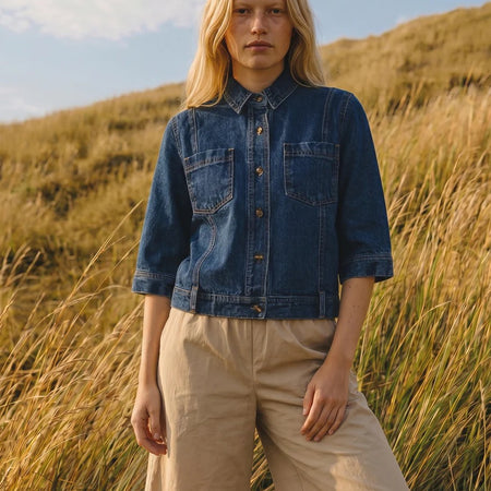 La Rouge Cope Jacket Washed Denim