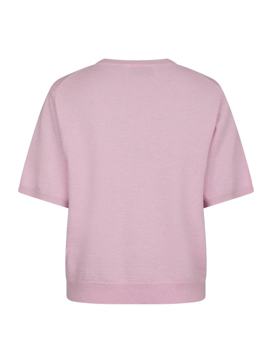 Neo Noir Missy Knit Tee Light Pink