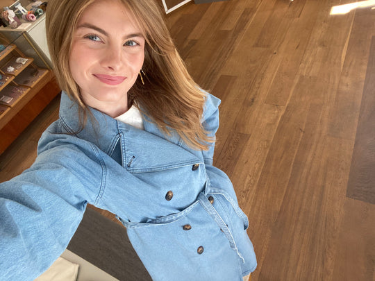 Modström MadelineMD denim jacket Classic Blue Wash