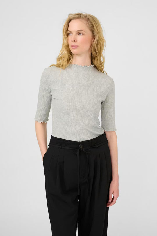 Karen by Simonsen CandaceKB SS Tee Opal Grey Melange