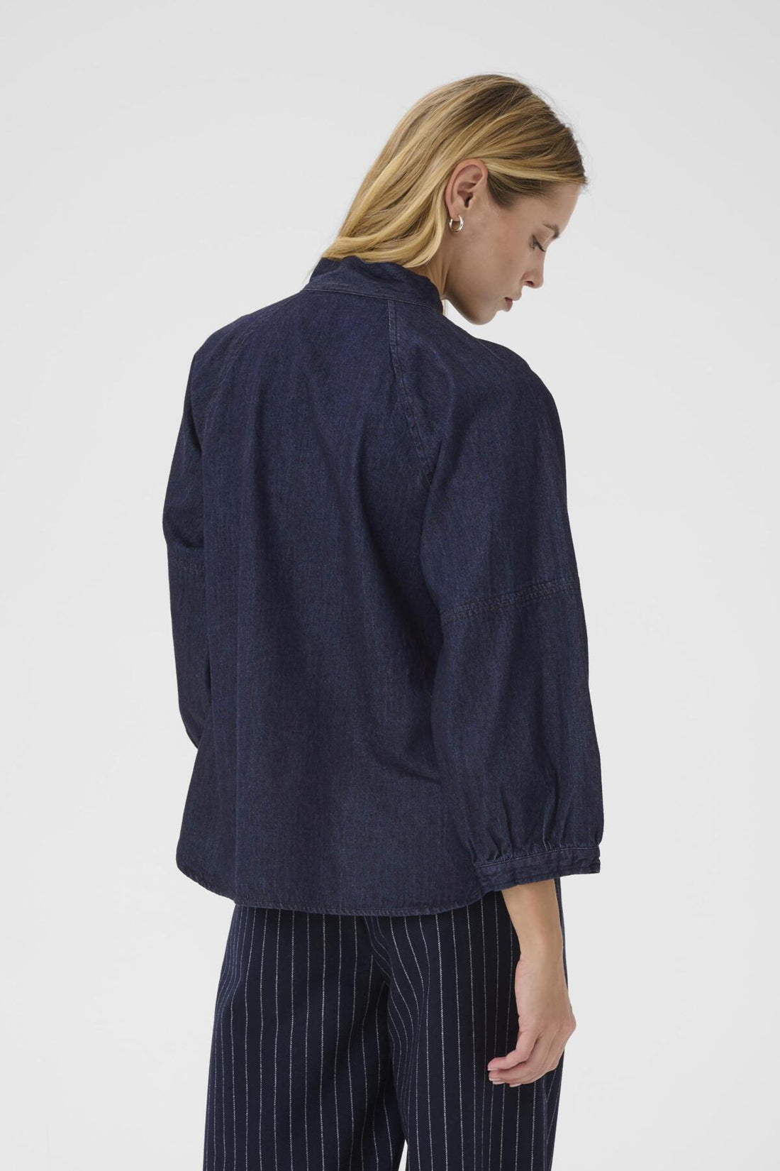 Part Two SassiPW Shirt Rinse Blue Denim