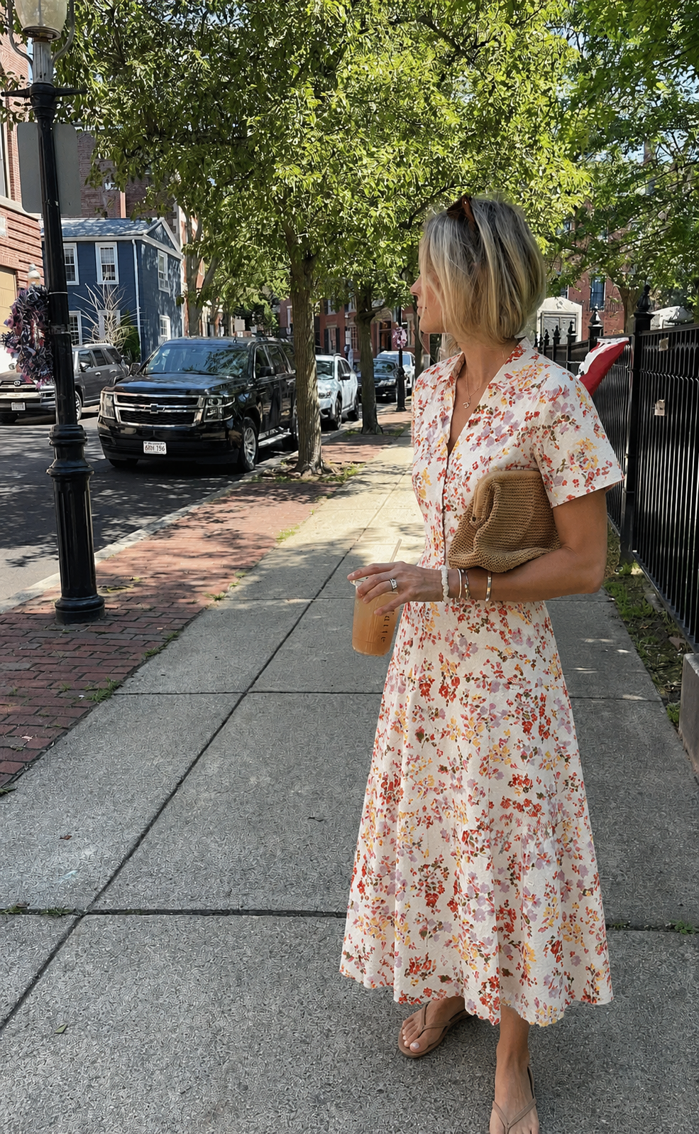 Mbym Shana-M dress Roisin Print Red