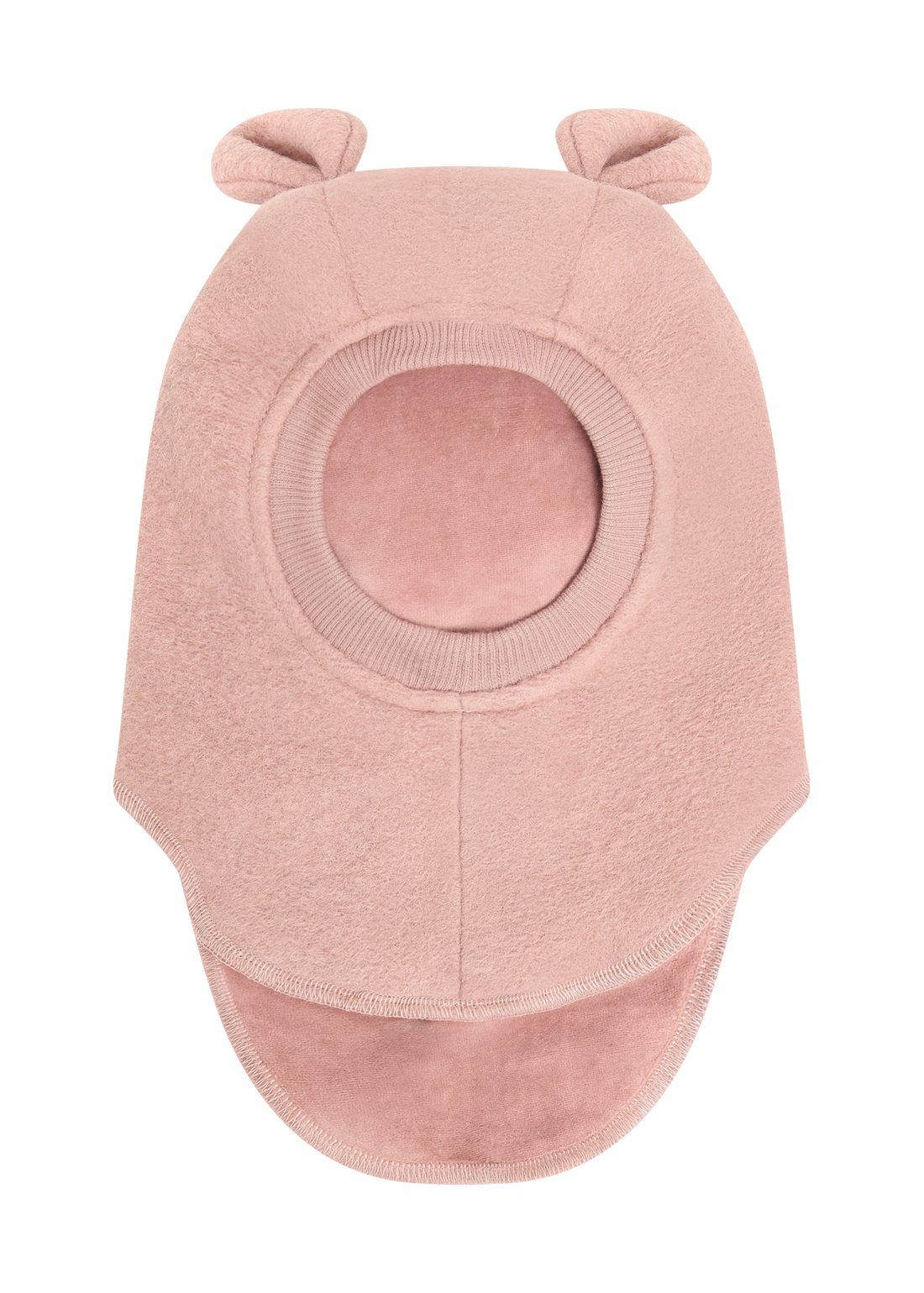 HUTTEliHUT Balaclava Ears Wool Deauville Mauve
