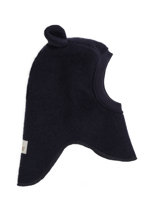 HUTTEliHUT Balaclava Ears Wool Dark Navy