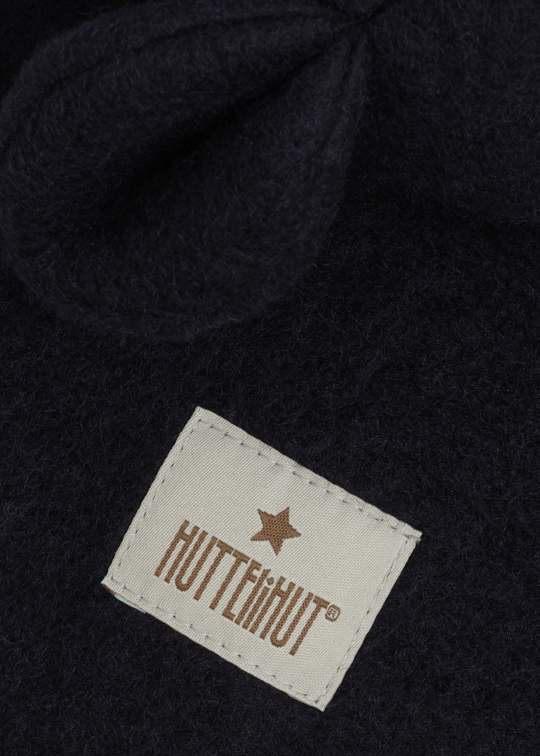 HUTTEliHUT Balaclava Ears Wool Dark Navy