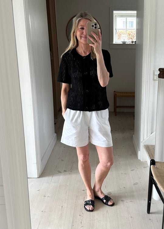 Neo Noir Laurana Crochet Cardigan Off White (copie)