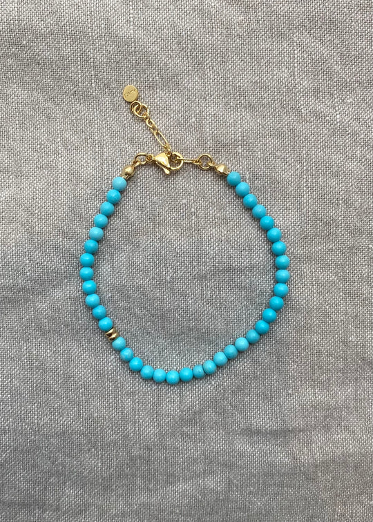 Plissé Copenhagen Aza Bracelet Turquoise