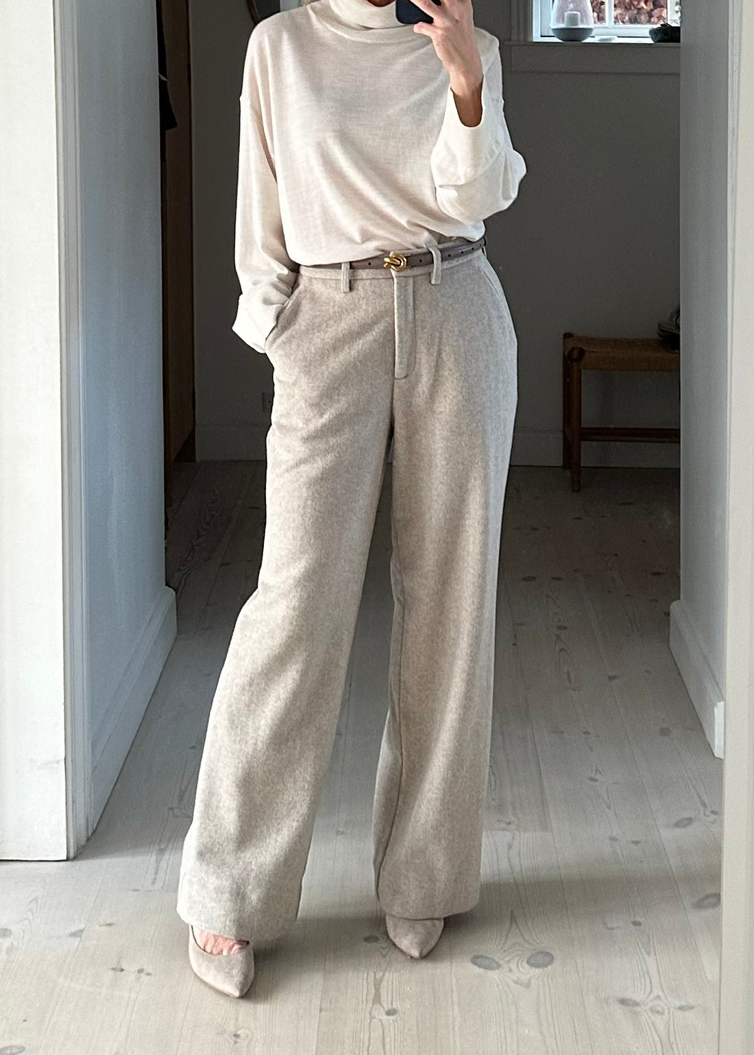 Urban Pioneers Thelma Wool Pant Sand