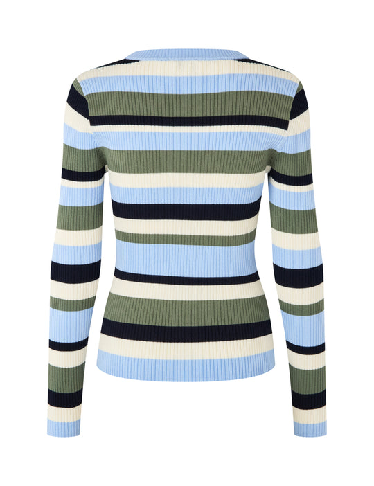 MbymM Turbanova-M Blouse Blue Sea S Stripe