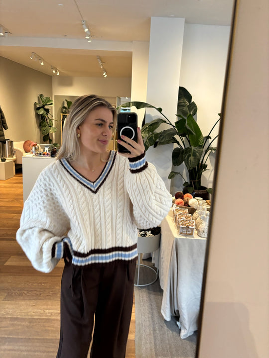 Gestuz GZtaiba pullover Egret