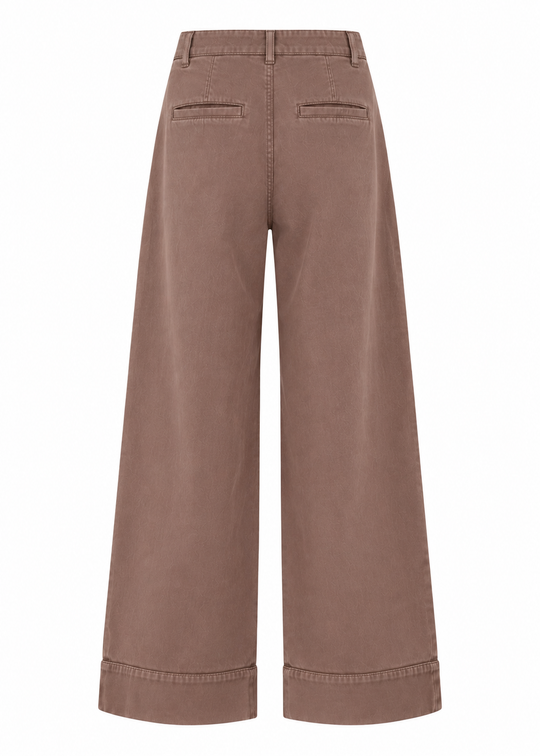 La Rouge Line Pants Soil Brown