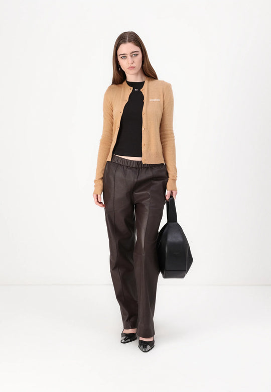 2NDDAY Vinny TT Soft Wool Blend Cardigan classic camel