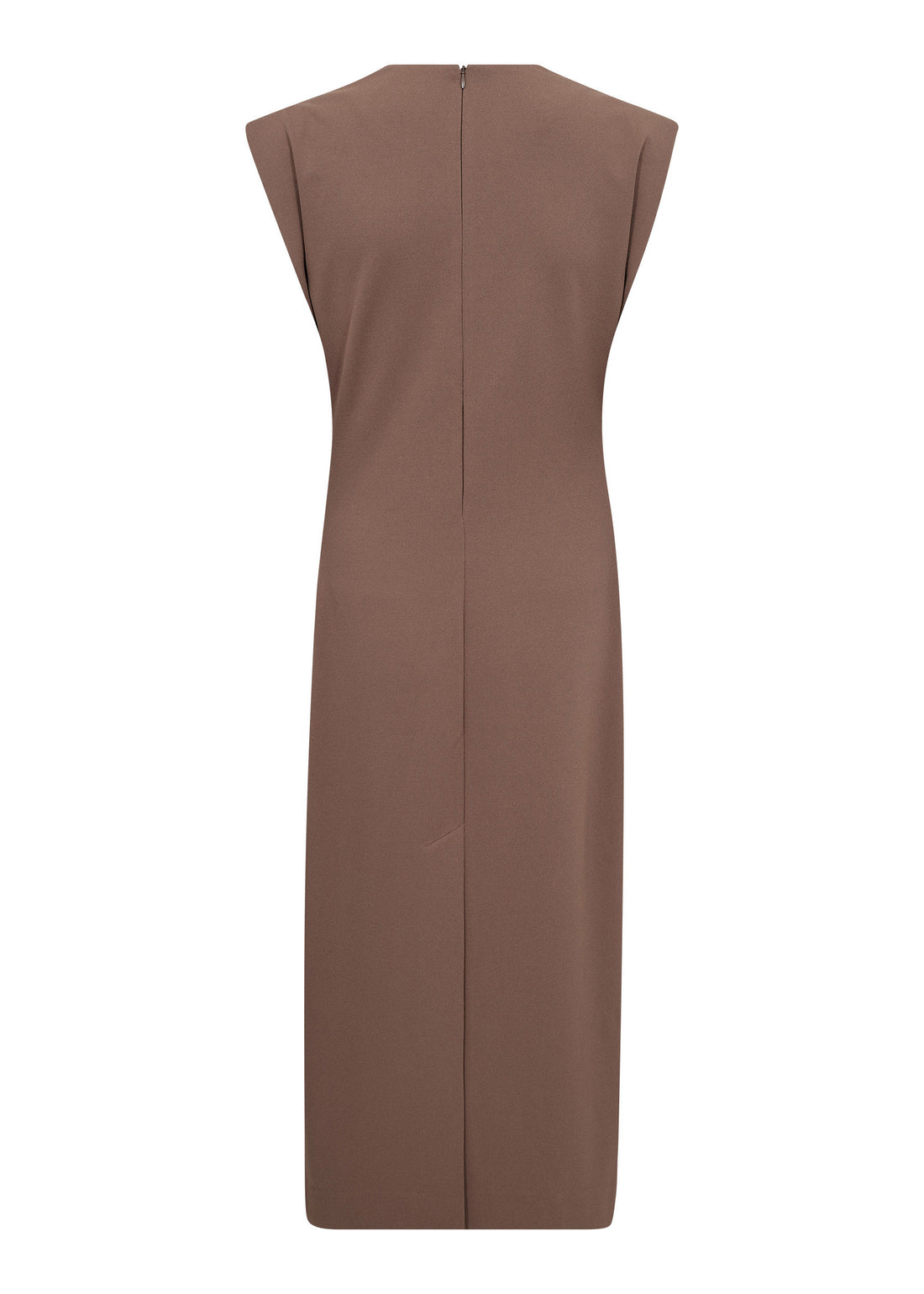 Co'Couture FalconCC Pleat Dress Walnut