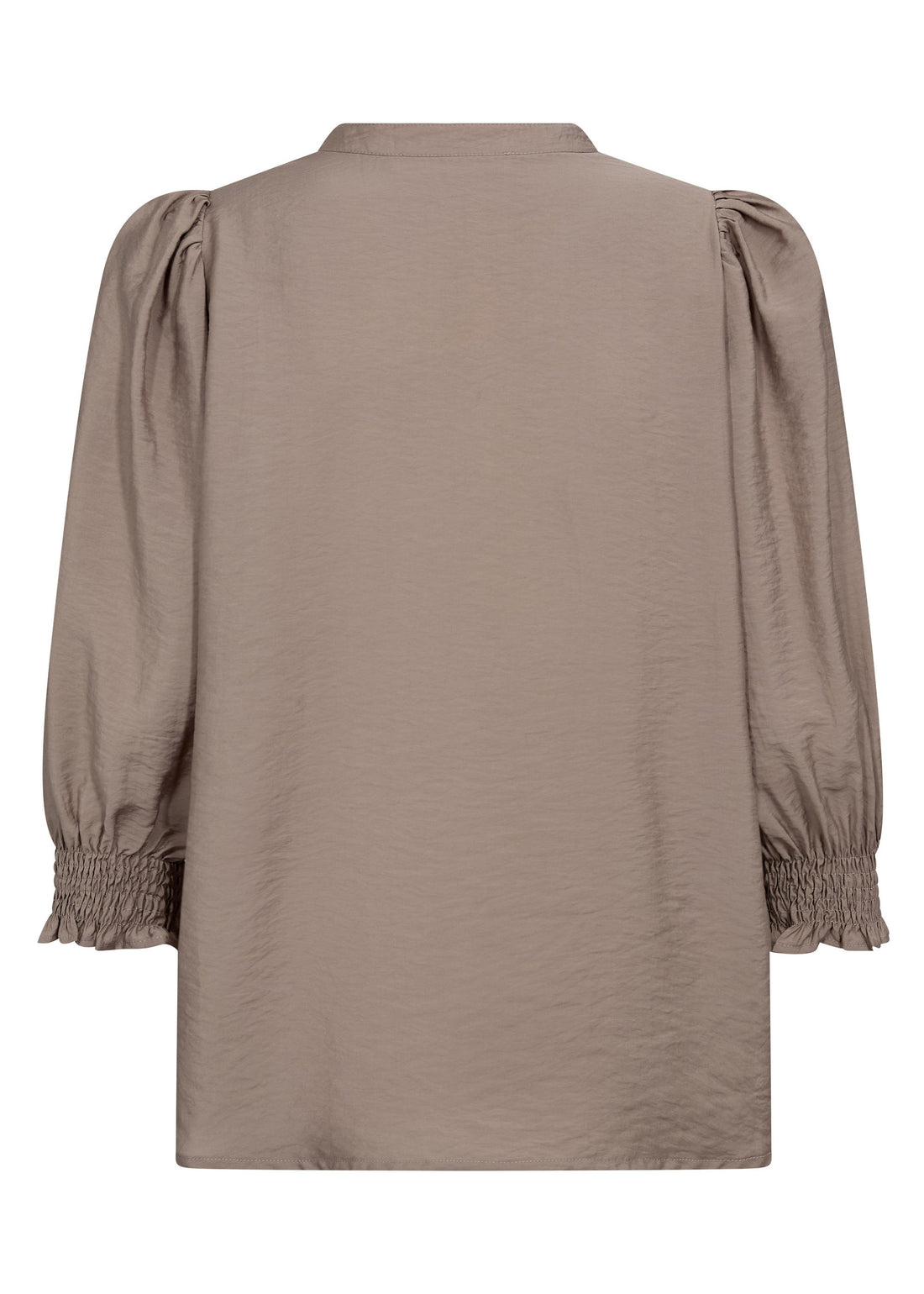 Co'Couture CallumCC Lace Puff V-Shirt Taupe