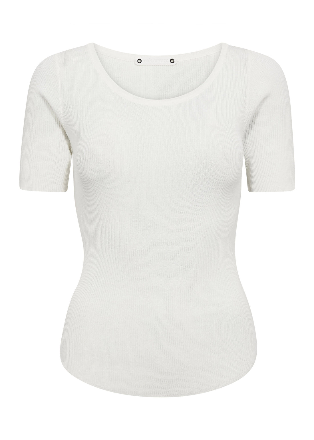 Co'Couture ClaireCC Rib Tee Off white