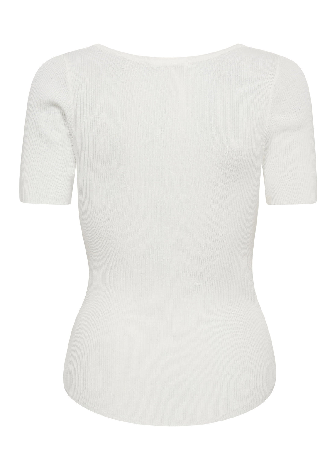 Co'Couture ClaireCC Rib Tee Off white