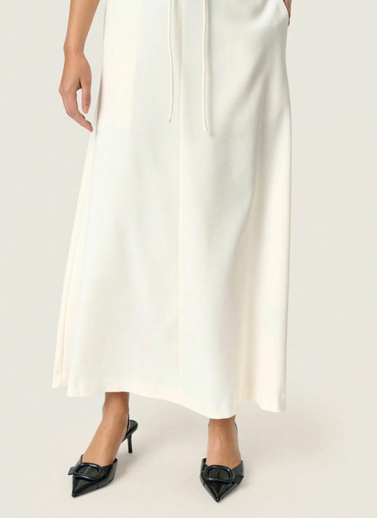 Soaked SLMalika Midi Skirt Broken White
