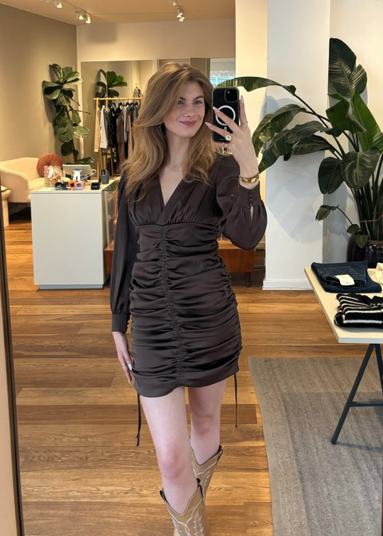 Urban Pioneers Kiki Dress Chocolate Brown