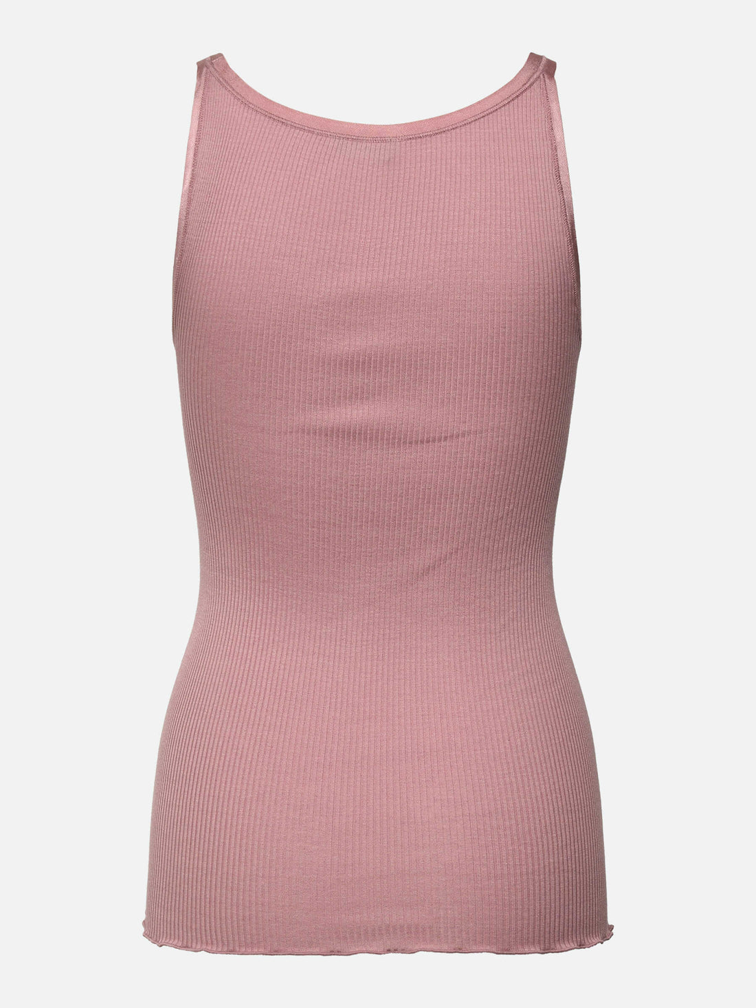 Rosemunde Belle Silk U-neck Strap Elastic Top Woodrose