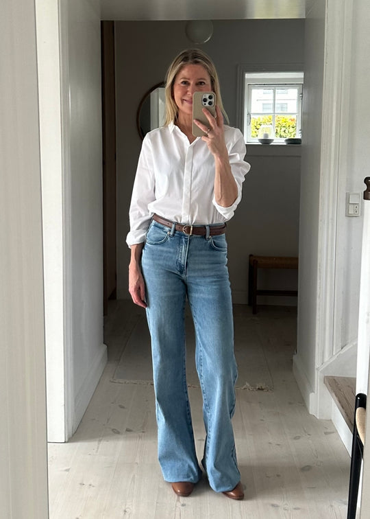 Plissé Copenhagen Christa Belt Dark Cognac