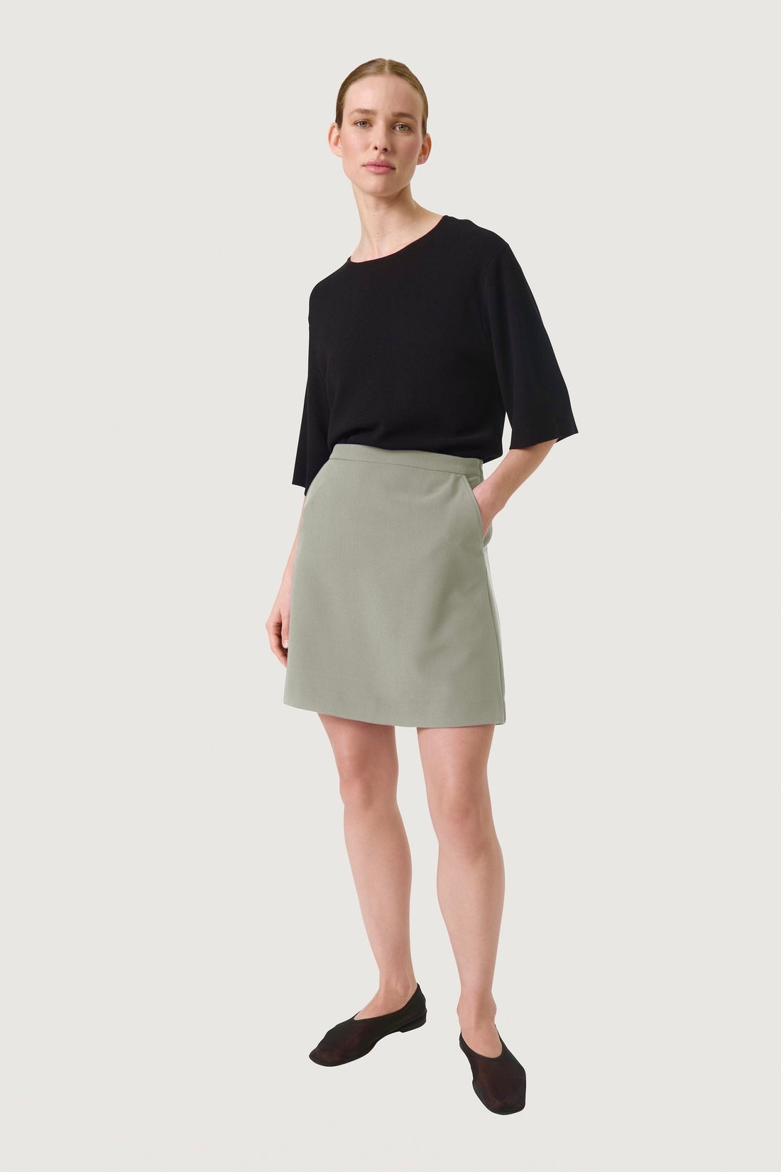 Soaked SLCorinne Aline skirt Shadow