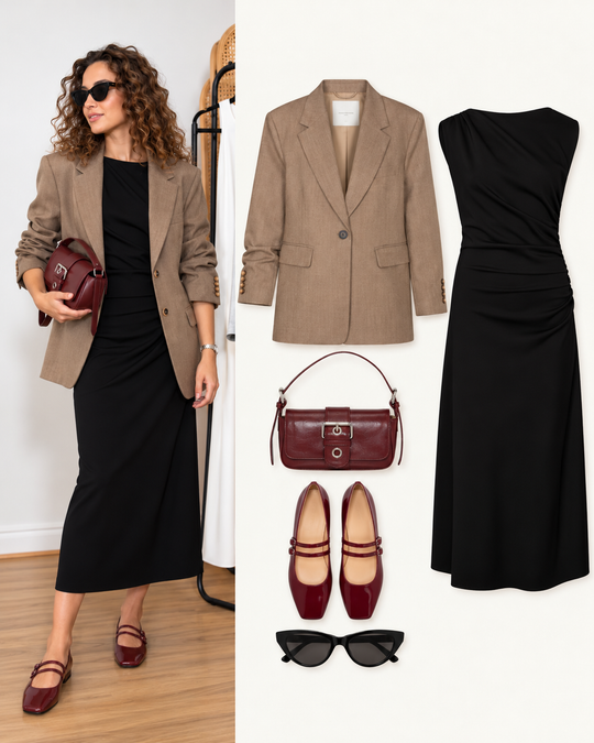 Part Two CharlonaPW Dress Black