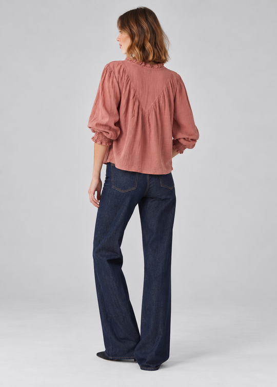 Noella N-Marin Blouse Red Clay