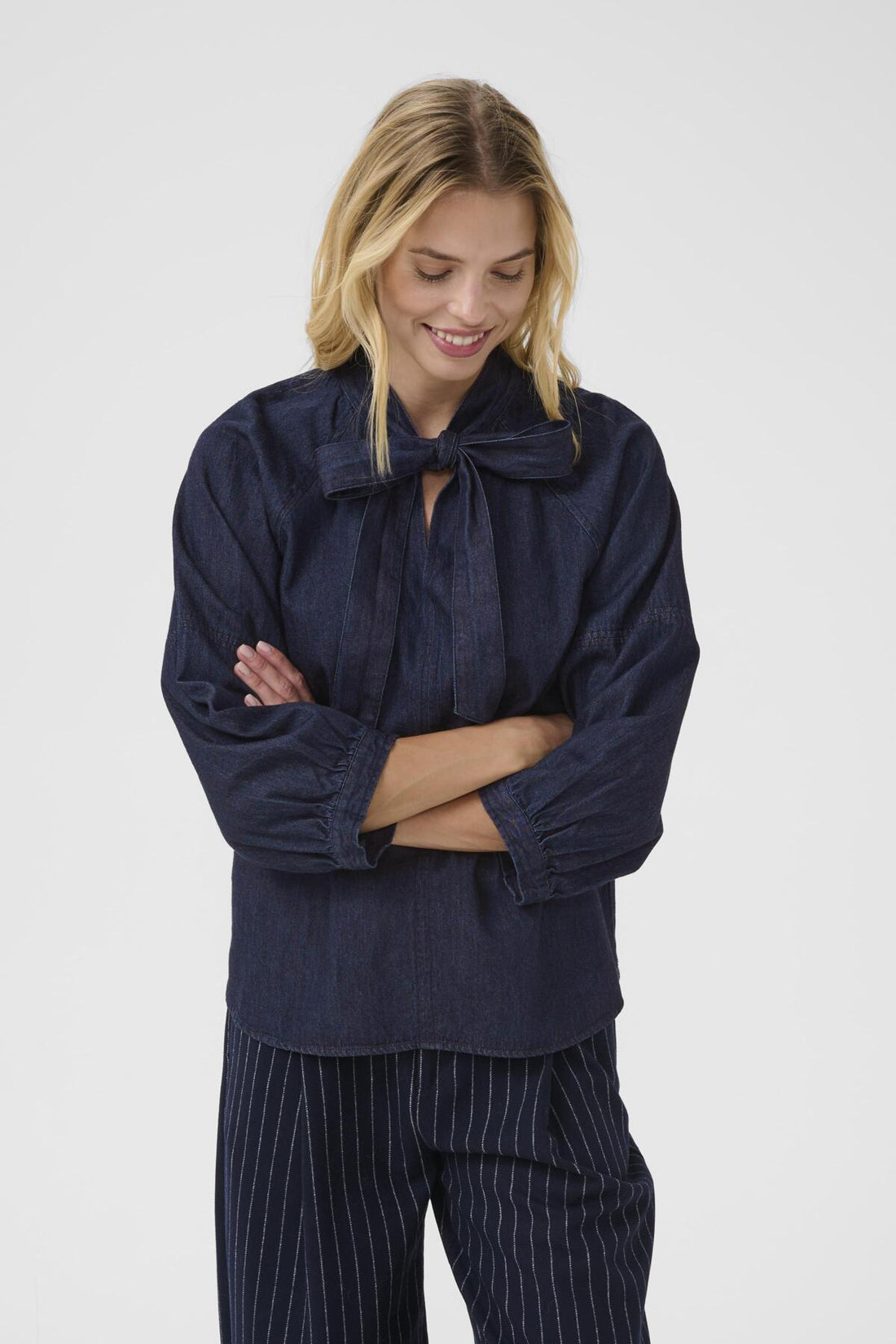 Part Two SassiPW Shirt Rinse Blue Denim