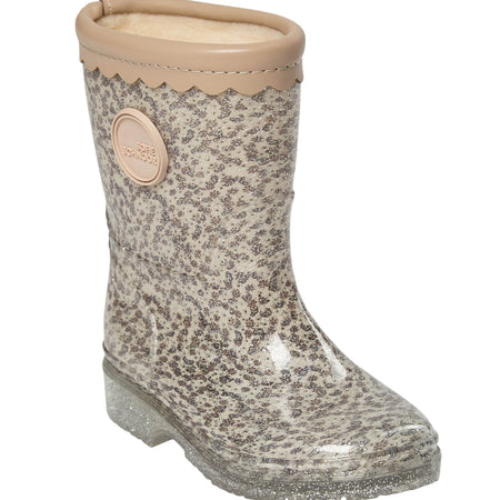 Sofie Schnoor Mellykb Rubber Boot W. Lining Off White W AOP