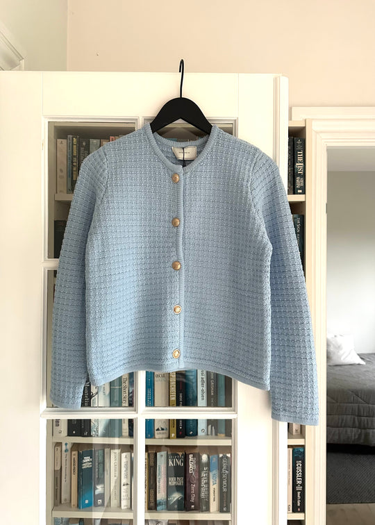 Neo Noir Limone Knit cardigan/jacket Light Blue