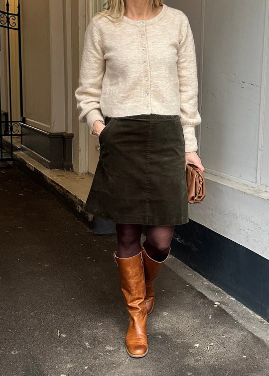 Part Two LingsPW Skirt Rosin (mørkegrøn)